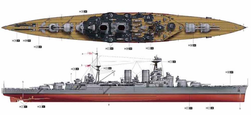 Trumpeter Hms Hood Rn Battlecruiser Kit 1 0