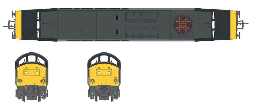 BR 37142 model artwork roof and ends 32-788db