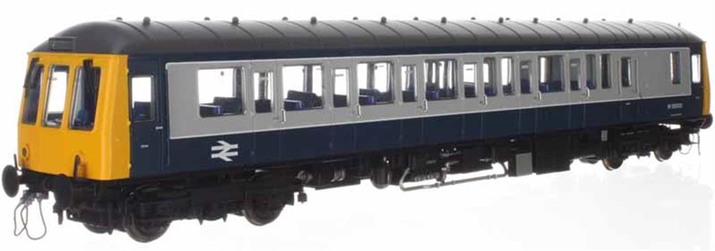 Dapol O gauge class 12 single car dmu blue & grey