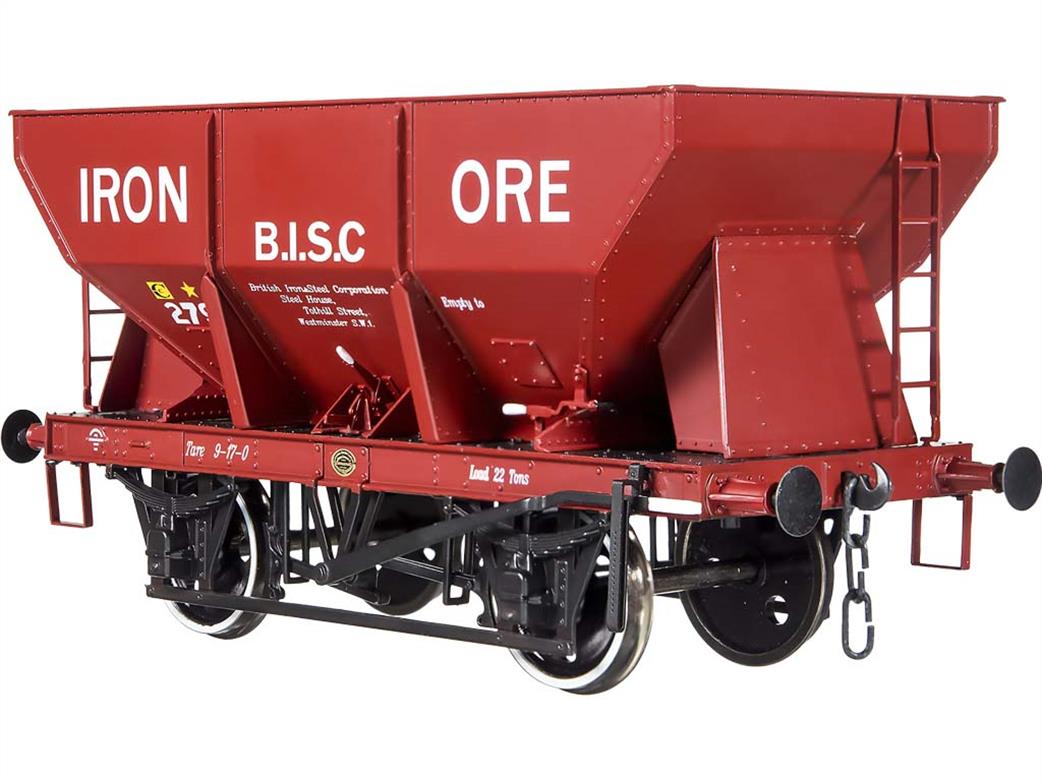Dapol O gauge 7F-033-006 22 ton iron ore hopper BISC