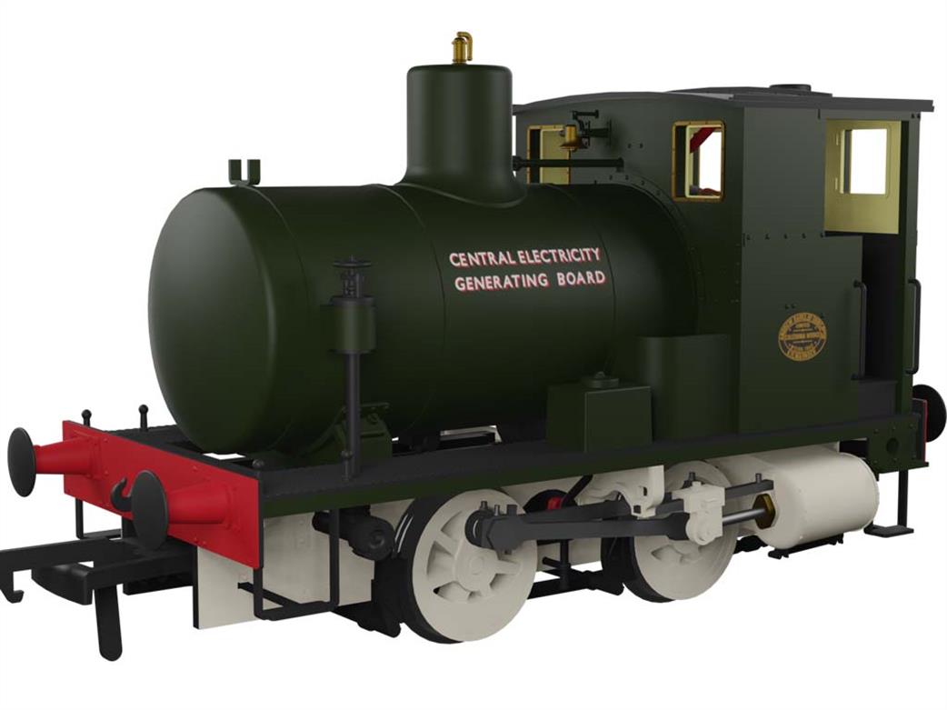 Rapido Trains OO 965009 Barclay fireless steam locomotive CEGB Gloucester dark green