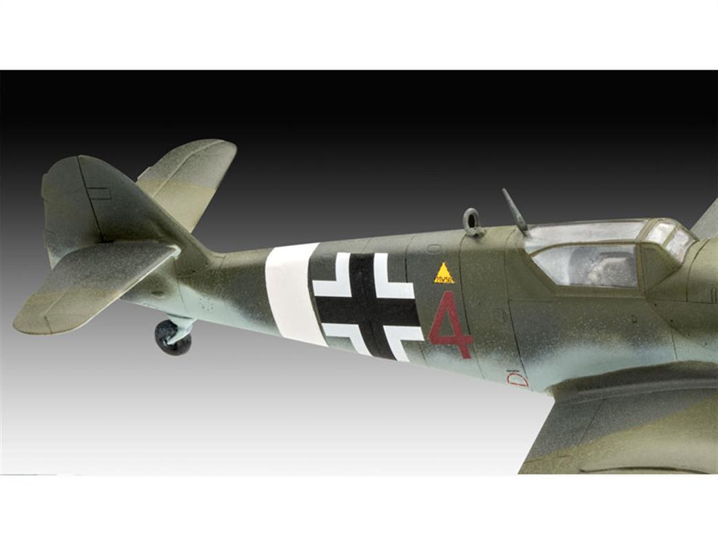 Revell 03710 Bf109 Tail