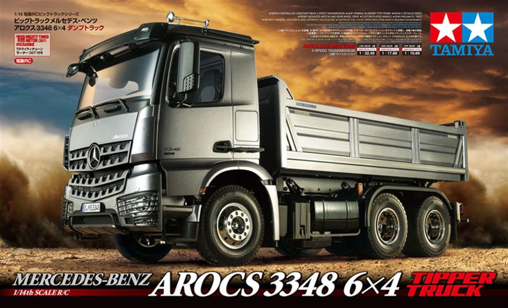 Tamiya 1 16 56357 Mercedes Arocs 3348 Tipper Truck Kit