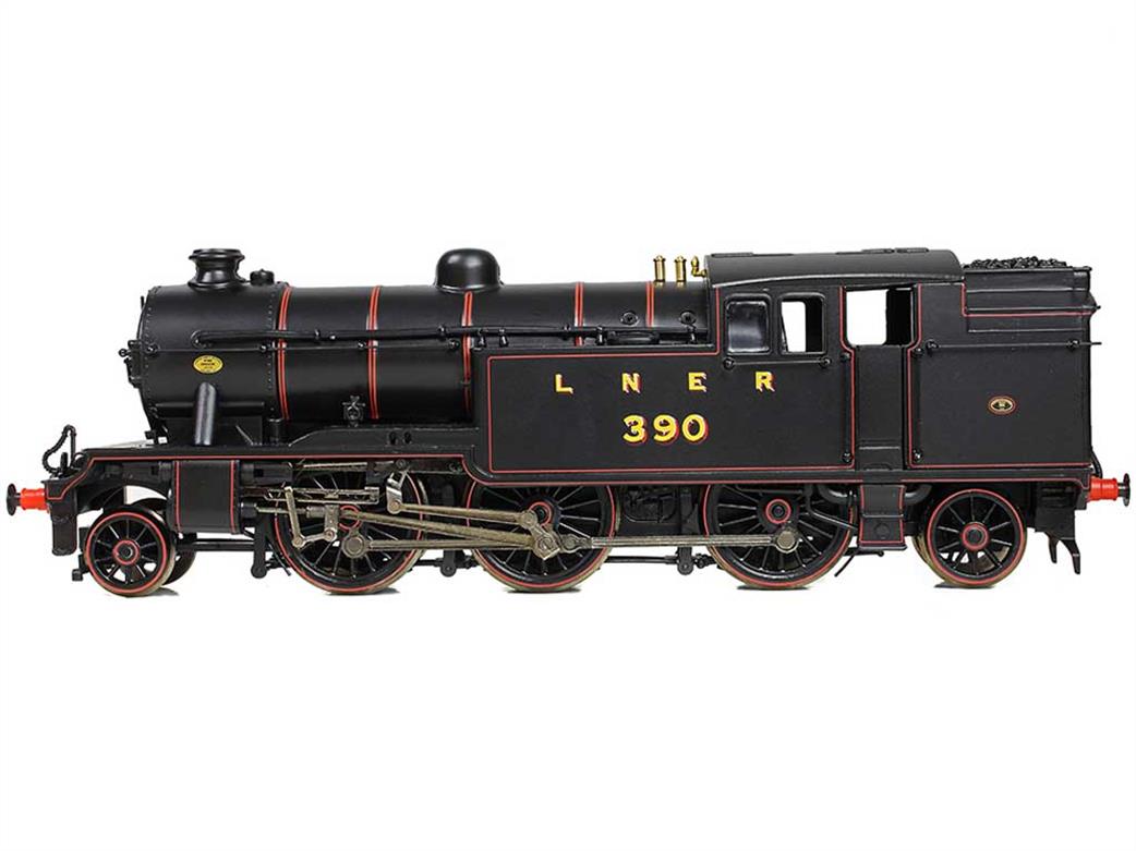 Bachmann OO gauge 31-617 LNER 390 Gresley class V3 2-6-2T lined black