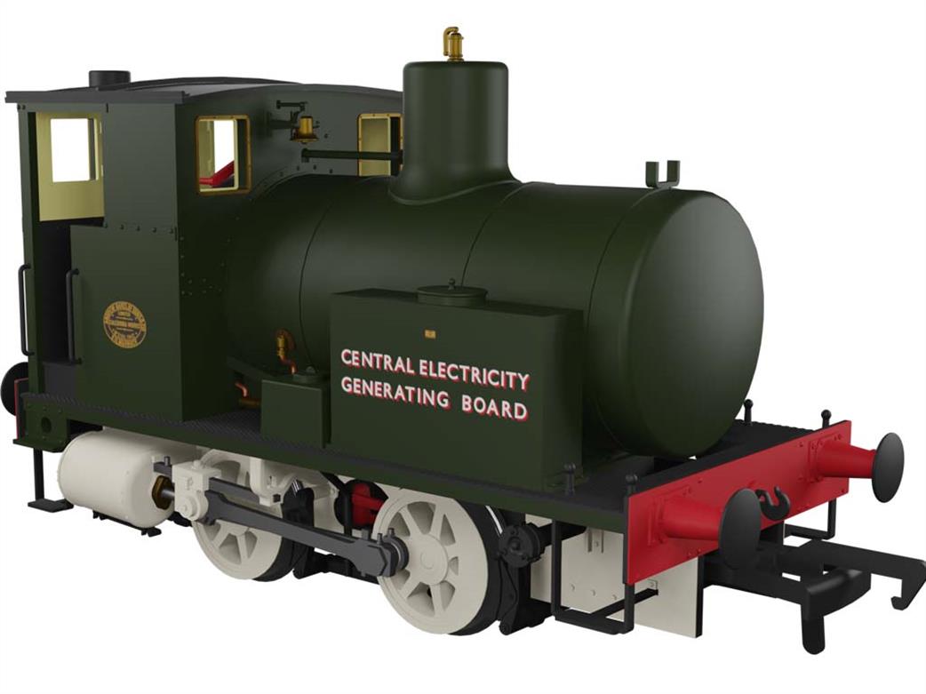 Rapido Trains OO 965009 Barclay fireless steam locomotive CEGB Gloucester dark green