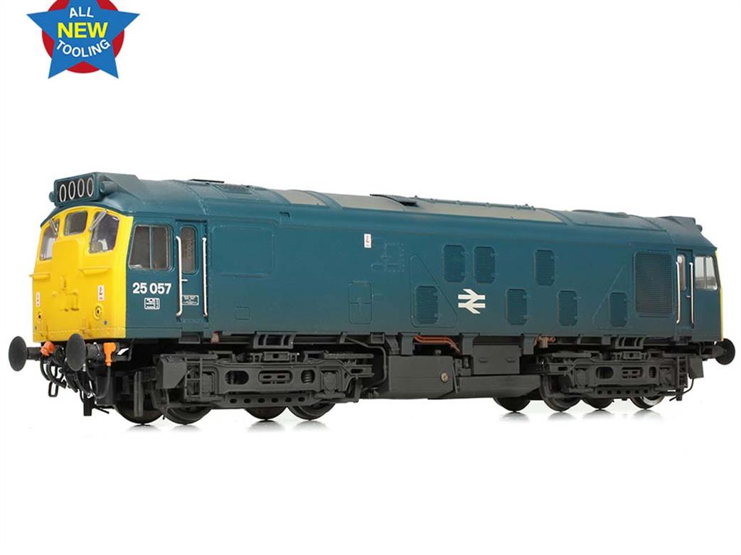 Bachmann OO gauge model 32-340 BR 25057 Class 25/1 Diesel Locomotive BR blue weathered
