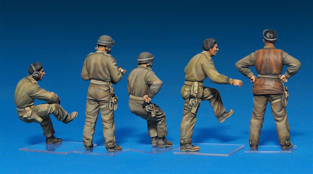 MiniArt 35078 British Tank Crew NW Europe Figure Set 1/35