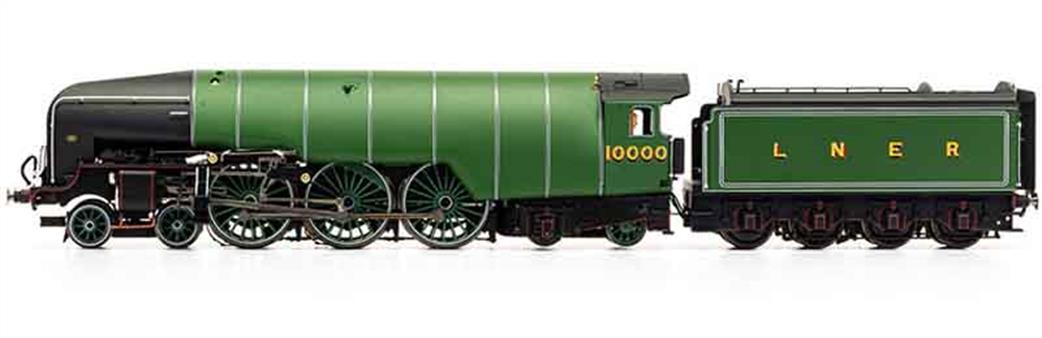 LNER 10000 Experimental Class W1 4-6-4 Hush Hush Original Boiler LNER Apple Green