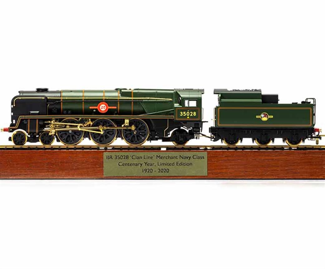 Hornby R3824 BR 35028 Clan Line Centenary Year Gold Plated Limited Edition