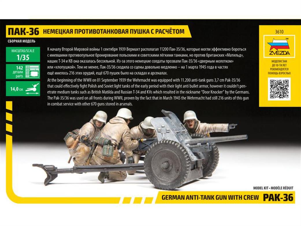 Zvezda 3610 Box Back