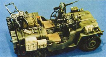 Italeri 1/35 Allied WW2 Commando Car Kit 320Model length 9.5cm.Requires paints and glue to complete model.