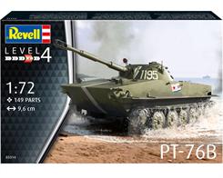 Revell 03314 1/72nd PT-76B Tank Kit Inc. Photo EtchNumber of Parts 149  Length 96mm