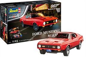 Revell 05664 1/25th James Bond Ford Mustang Mach 1 Gift Set