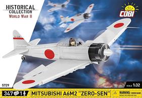The Mitsubishi A6M2 was one of the best fighters in the initial period of World War II. The Navy Deck Fighter Model 0 had no official name. The number 0 represents the end of the year 2600 (on the Japanese calendar) in which the aircraft was designed. Hence the popular term "Zero" invented by the British. The aircraft was designed by engineer Jiro Horikoshi in 1940 on the order of the Imperial Japanese Navy. The model was constantly modified during the war.