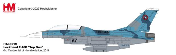 "Lockheed F-16B ""Top Gun"" 04, Centennial of Naval Aviation, 2011"