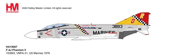 "F-4J Phantom II 153893, VMFA-31, US Marines 1976"