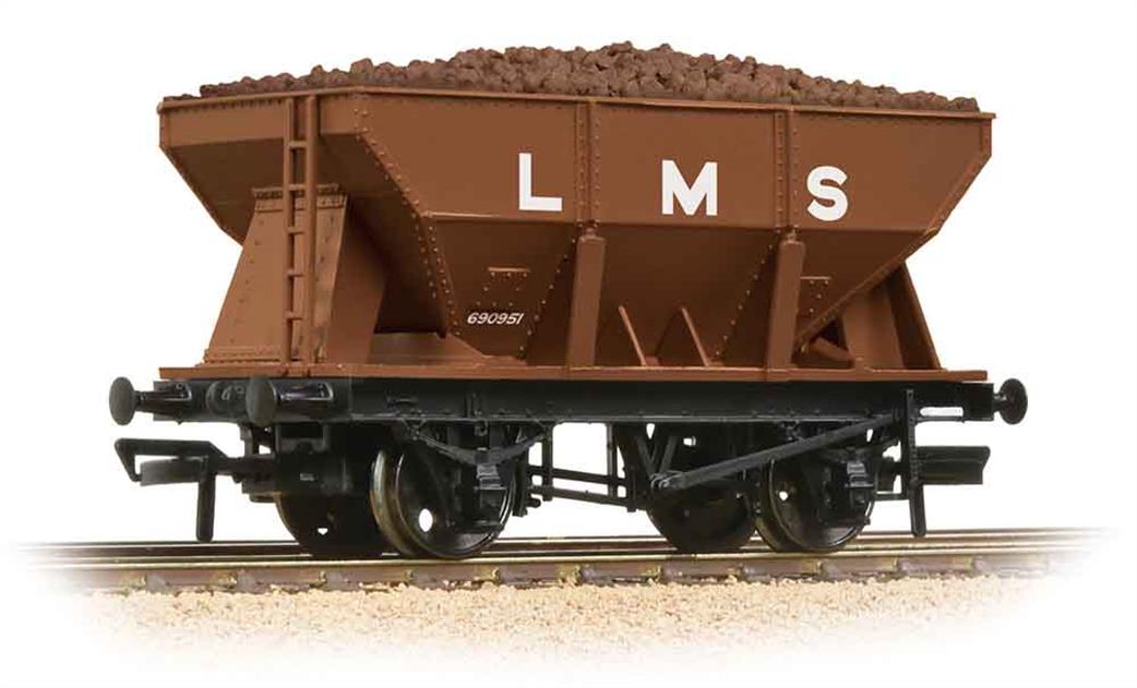 Bachmann OO 37-509 LMS 24-ton Iron Ore Hopper Wagon Bauxite