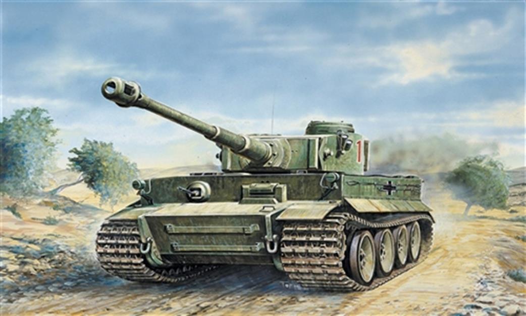 Italeri 1/35 286 German Tiger 1 Ausf. E/H1 Tank WW2