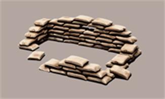 Italeri 406 1/35 Scale Sand BagsBox of sandbags for the diorama modeller.Glue and paints are required to assemble.