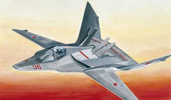Italeri 162 1/72 Scale MiG 37B Ferret Stealth FighterIncluded are clear styrene components for glazing etc. decals and full instructions.