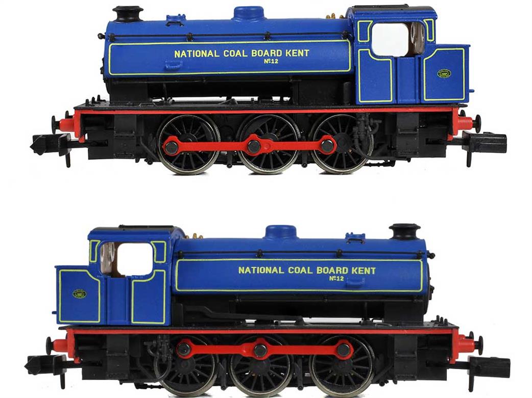 Bachmann EFE Rail N E85503 NCB No.12 WD Hunslet Austerity 0-6-0ST National Coal Board Kent Lined Blue