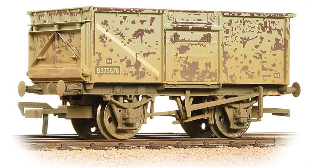 Bachmann 37-225J BR 16ton Steel Body Mineral Wagon Grey Early OO