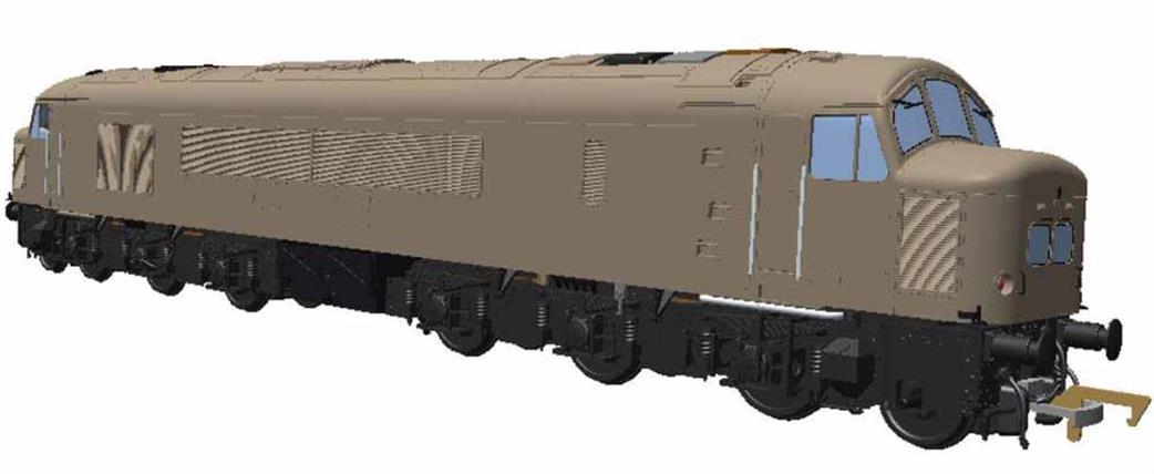 Heljan OO 45101 BR D57 Derby Type 4 Class 45 Diesel BR Green Small Warning Panels