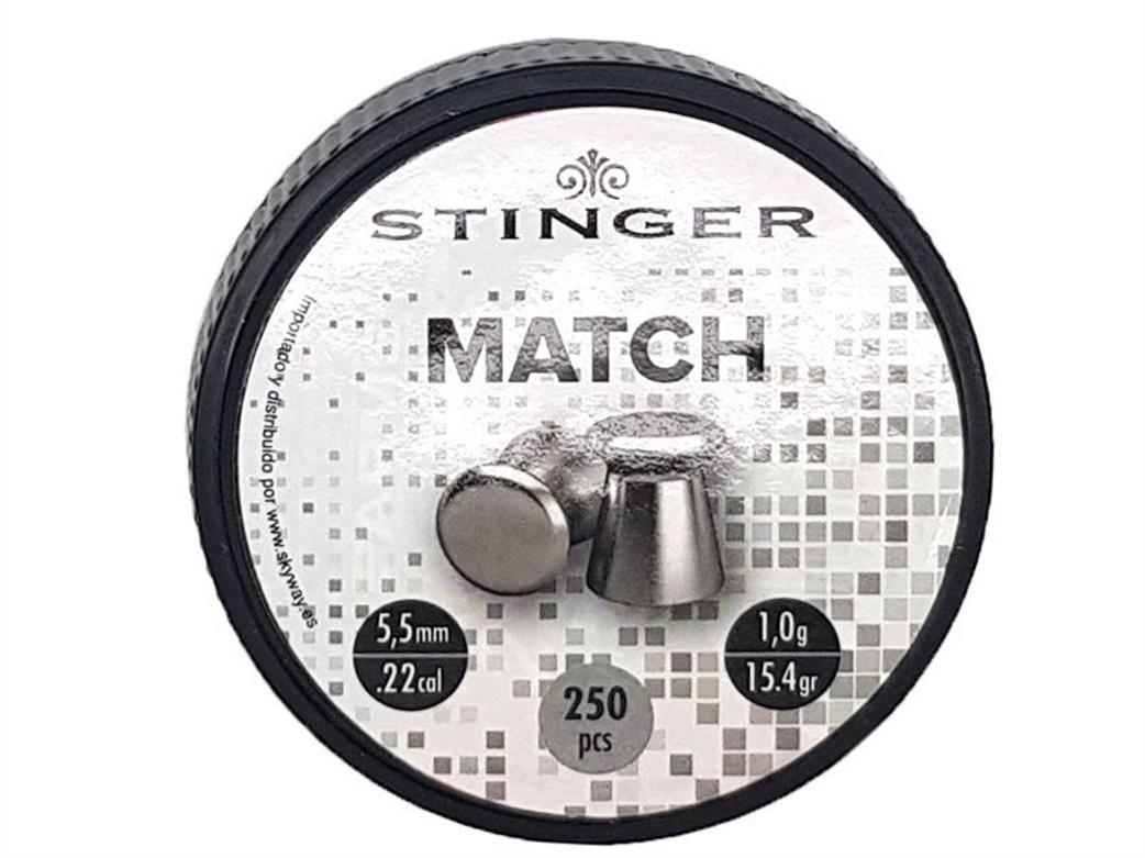 Huntex  H40009 0.22 Stinger Match Pellets Tin of 250