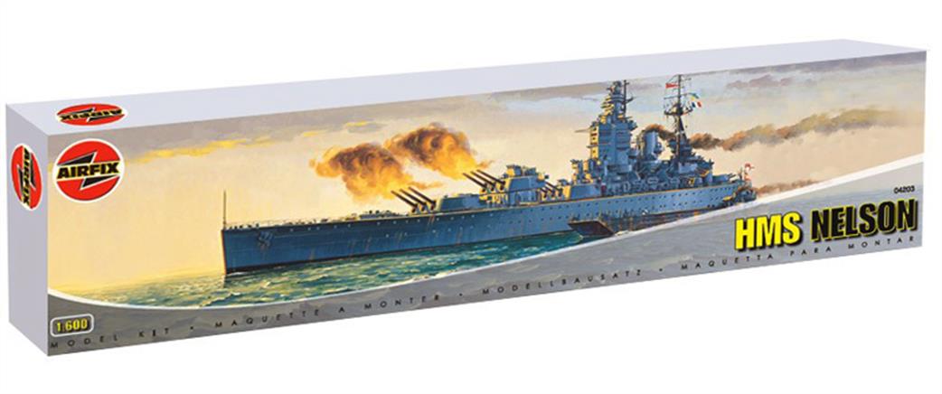 Airfix 1/600 A04203V HMS Nelson Battleship Vintage Classic Kit