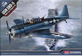 Academy 1/48 USN SBD-5 Dauntless 'Midway' Plastic Kit 12329A re-box of the Accurate Miniaures tooling this is the Academy SBD-5 Dauntless plastic kit number ac12329 scale 1/48 Glue and paints are required