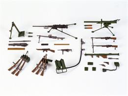Tamiya 35121 1/35 Scale Set of US WW2 infantry weapons ideal for use as extra weapons in dioramas