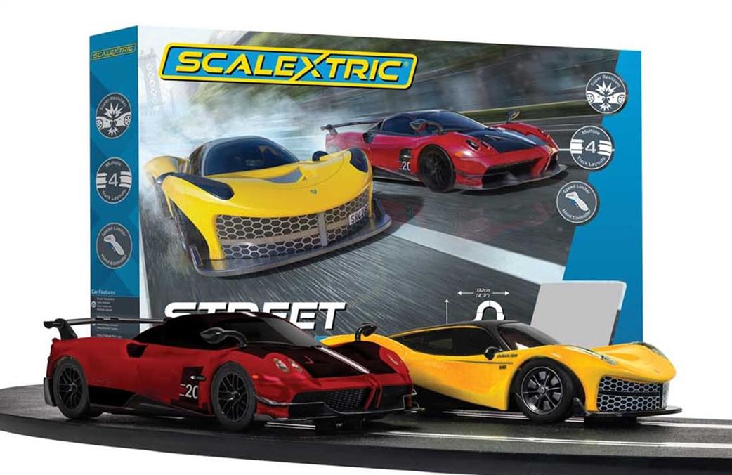 Scalextric C1422M Street Cruisers Race Slot Car Set 1/32