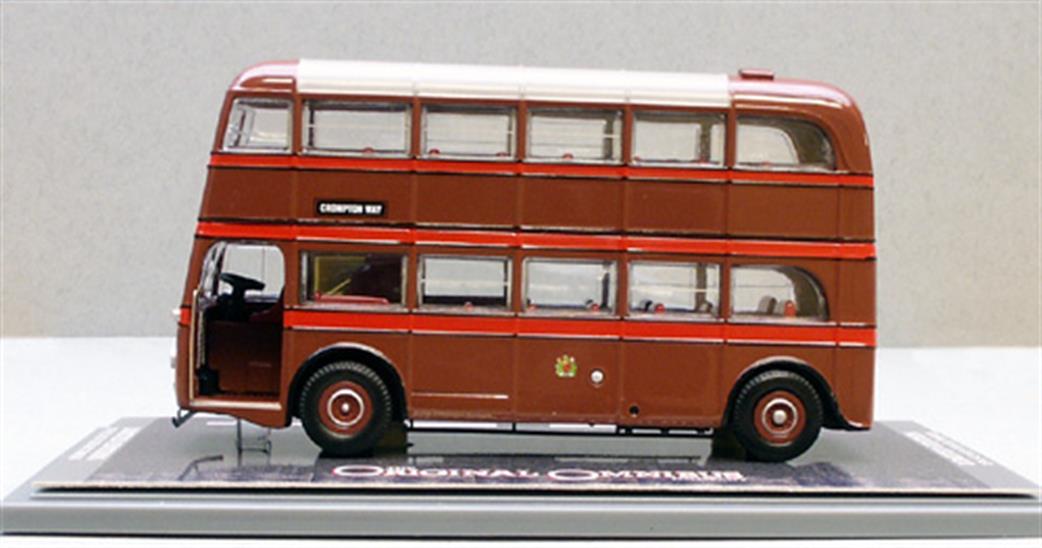 Corgi OM45709 AEC Q Double Deck Bus Bolton Corporation Tramways 1/76