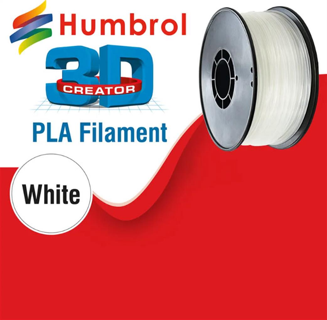 Humbrol  AG9173 White PLA Filament for AG9172 3D Printer