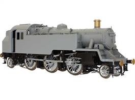 Engineering prototype shown in images.A highly detailed model of the British Railways standard class 3MT 2-6-2 tank engines featuring a diecast metal body and chassis with  sprung centre drivers and pony trucks for good traction, prototypically profiled diecast wheels with steel tyres, ABS brake plastic shoes and a full cab interior, accessible through a removable cab roof.This model is to be finished as number 82010 in the British Railways mixed traffic lined black livery with late lion holding wheel crest.