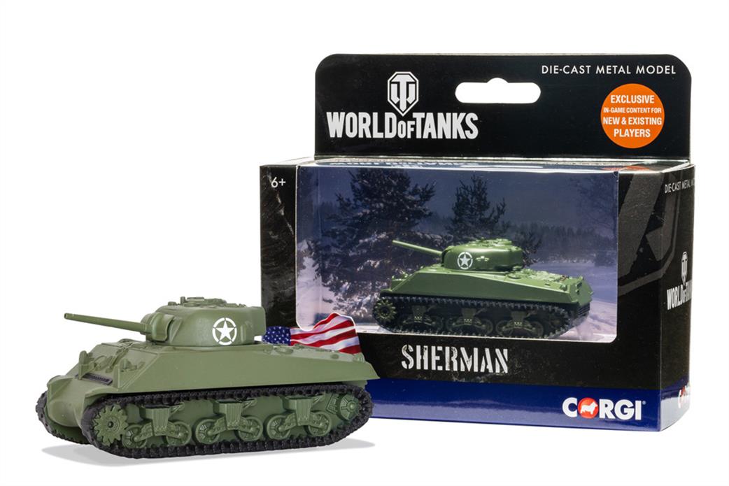 Corgi  WT91202 World of Tanks M4 Sherman Tank