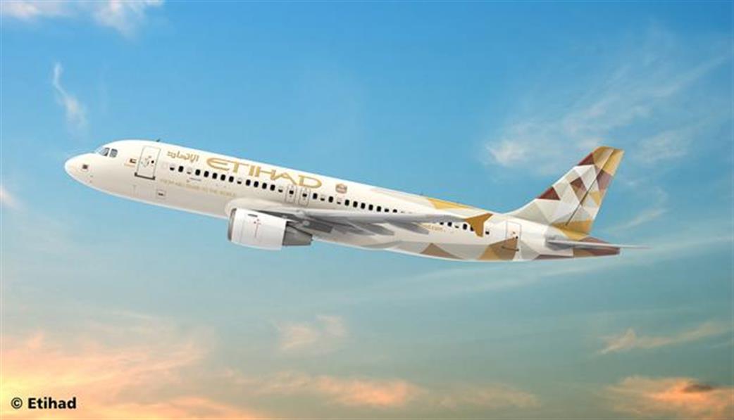Revell 03968 Airbus A320 Etihad Airliner Kit 1/144