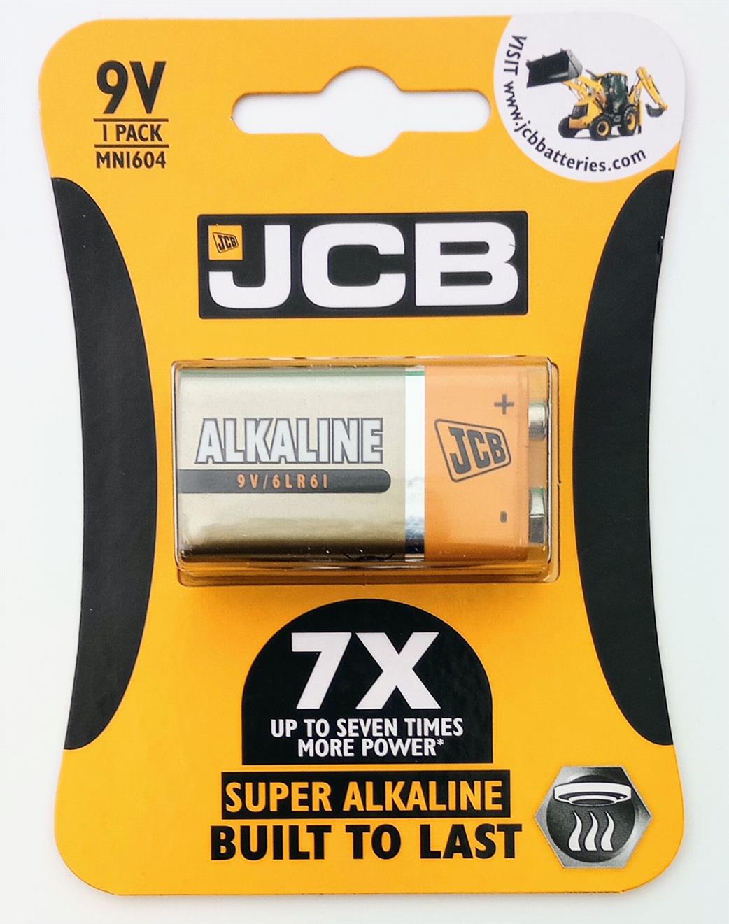 JCB MN1604 PP3 9v Alkaline Battery