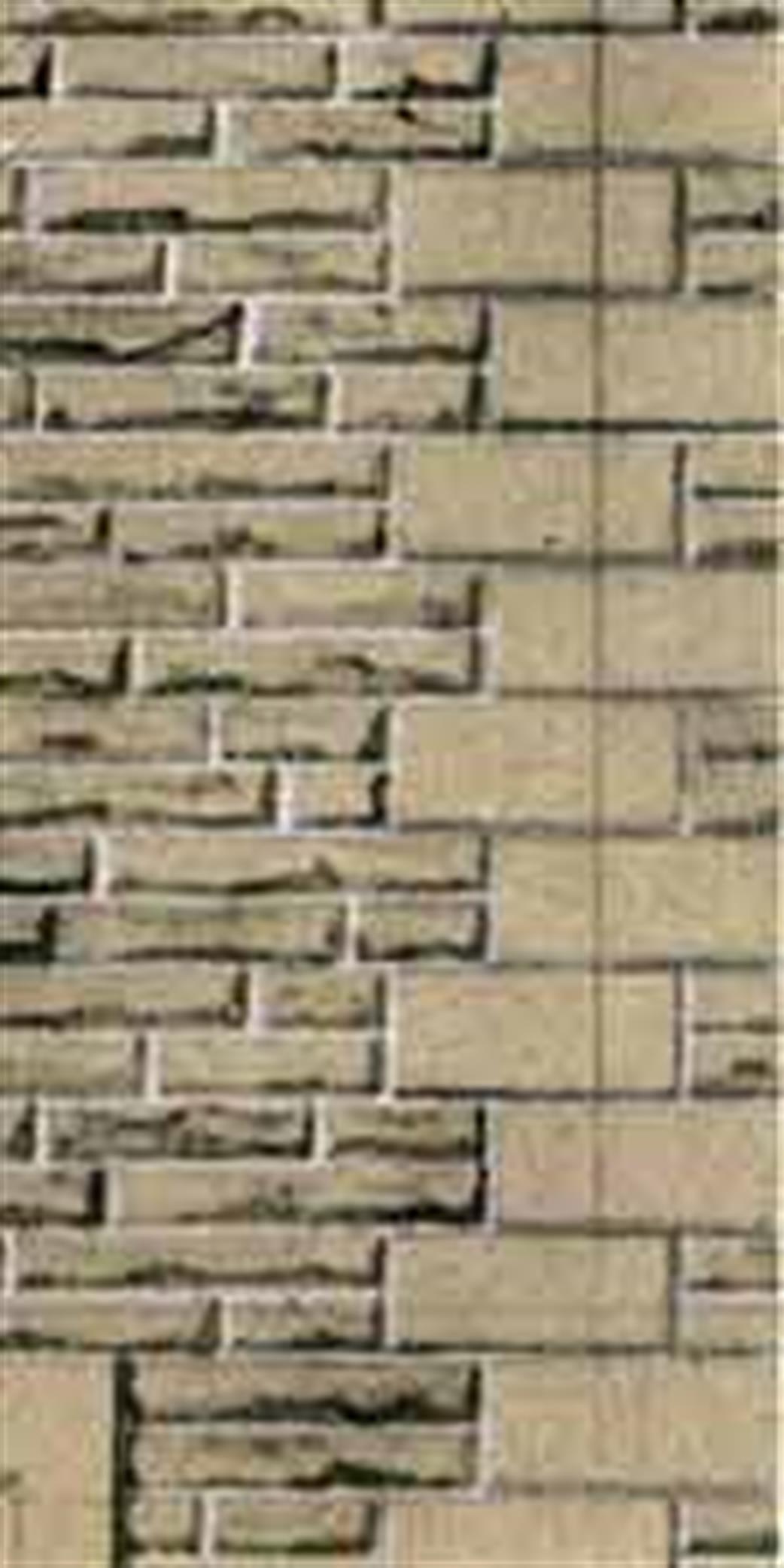 Superquick OO D10 Grey Sandstone Courses Walling (6 Sheets)