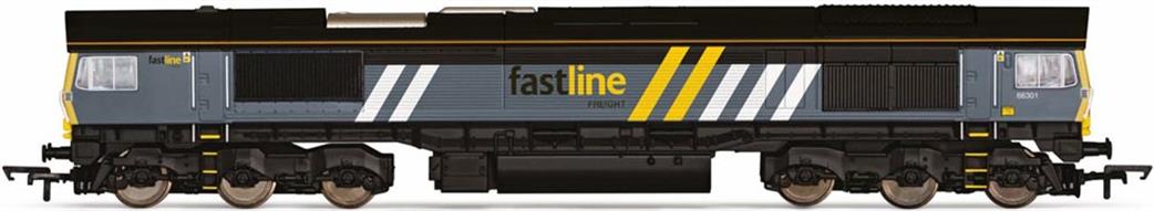 Hornby R30167 Fastline Class 66 Co-Co 66301 Diesel Locomotive Era 11 OO