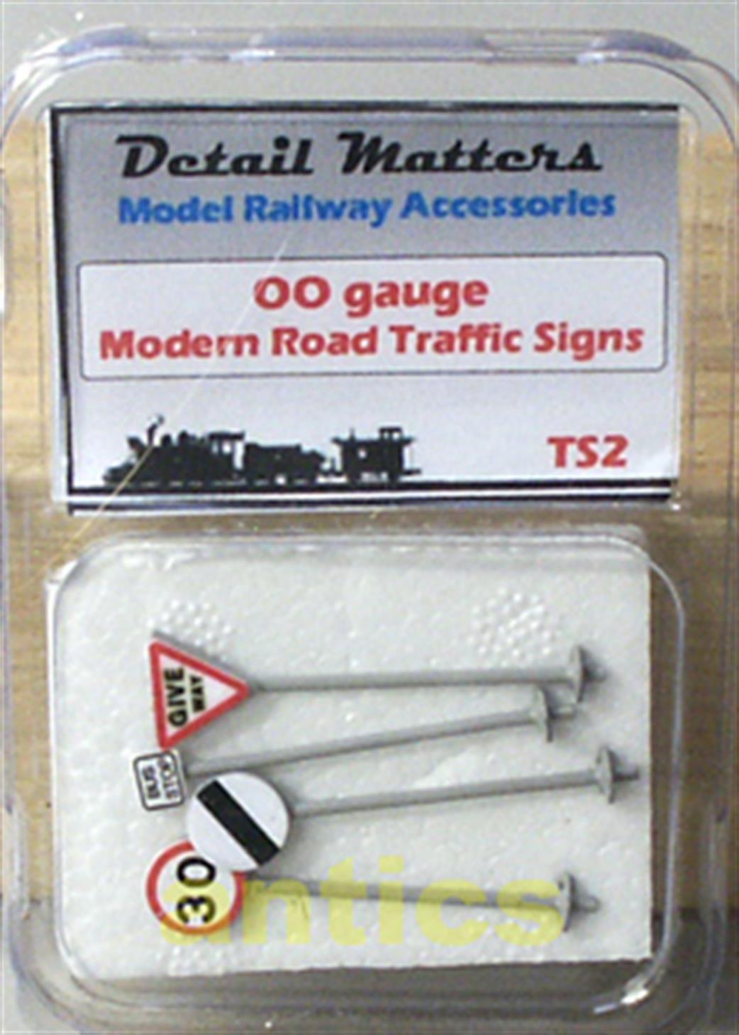 Detail Matters TS2 Modern Road Speed Signs OO