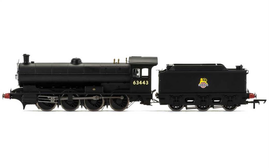Hornby OO R3425 BR 63443 Raven Q6 Class 0-8-0 Heavy Goods Engine BR Black Early Emblem