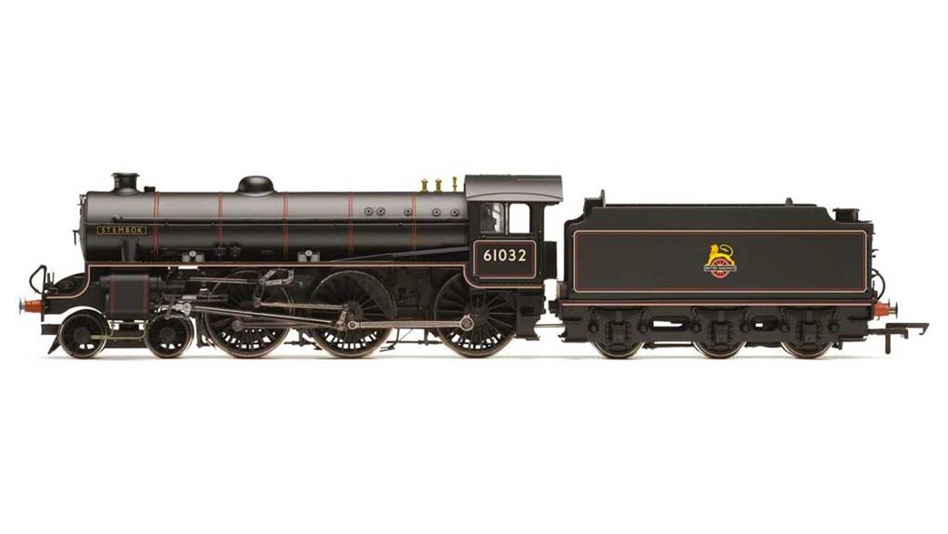 Hornby OO R3451 BR 61032 Stembok Thompson B1 Class 4-6-0 BR Lined Black Early Emblem