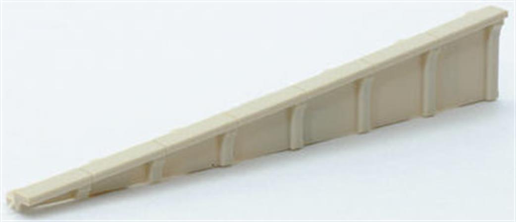 Peco OO LK-68 Pre-Cast Concrete Platform Edging End Ramps (x4)