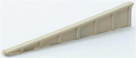 End ramp units for modelling pre-cast concrete platform faces. Matches and connects with platform edging LK62