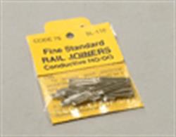 Rail joiners for Peco finescale code 75 and code 83 rail. Pack of 24Joiners provide electrical and mechanical bonding between rail ends.