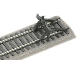 Detailed model of the standard British Railways type.Three plastic moulded parts which, after assembly, clip onto the rails.