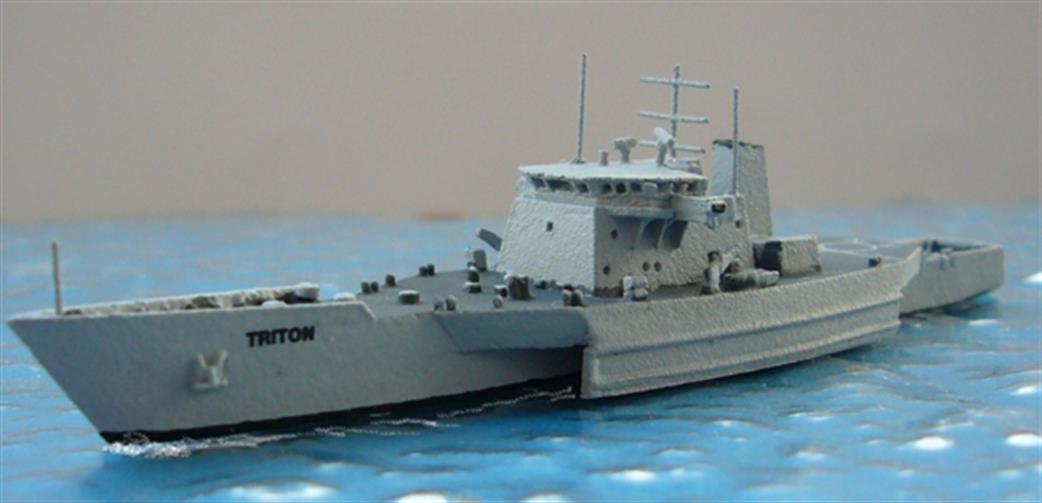 Albatros Alk320 RV Triton waterline die-cast model ship. 1/1250