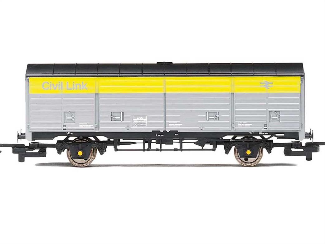 Hornby R6984 BR Engineers ZRA Can DC200488 Grey & Yellow Civil Link OO