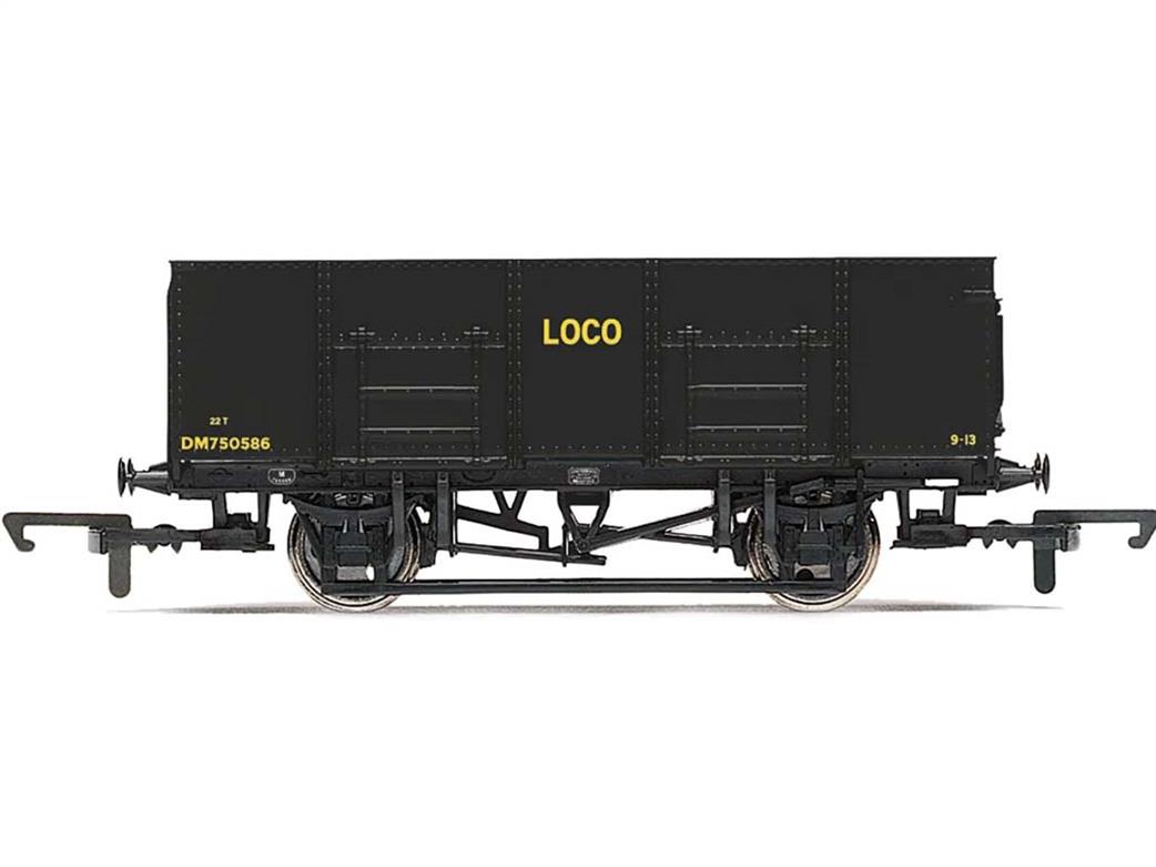 Hornby OO R60257 BR 21T Loco Coal Wagon DM750586 Departmental Black